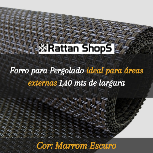 Imagem 1 de 3 de 1m² Forro Sintético Para Pergolado Area Externa Pode Molhar