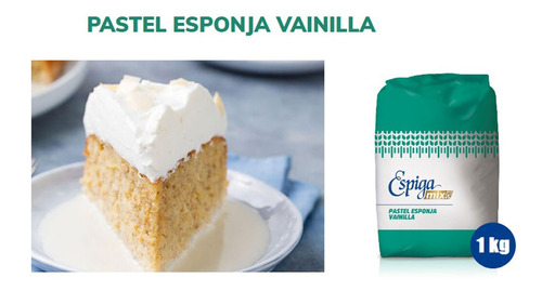 Harina Sabor Esponja 3 Leches 1 Kg Espiga Mix Pastel,cupcake