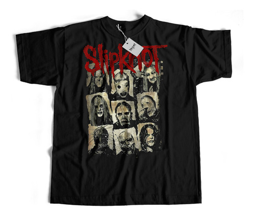 Playera Slipknot 2 Cuello Redondo