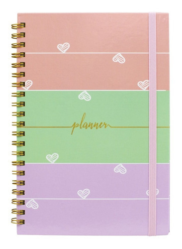 Agenda Planner Espiral Free Sem Data Capa Dura Brw