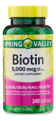 Biotina 5000 Mcg Spring Valley 2 - Unidad a $153235