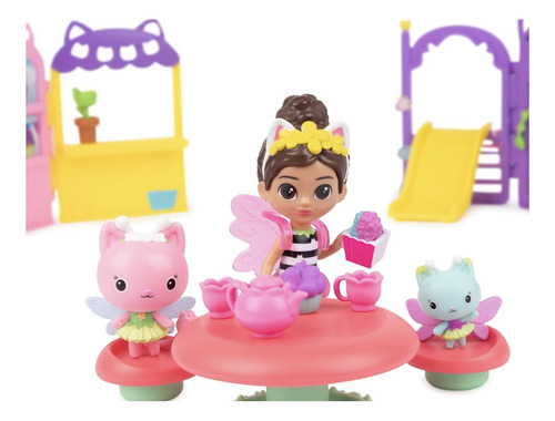 Gabby's Dollhouse Spin Master 6065911 Kitty Fairy Garden Party 25x4cm