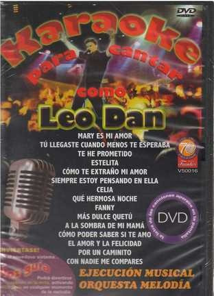 Dvd - Karaoke / Leo Dan (df) - Original Y Sellado