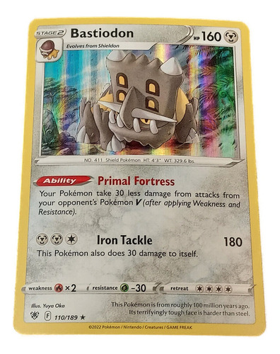 Bastiodon 110/189 Swsh: Astral Radiance Pokemon Holo Foil 