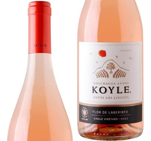 Vinho Rose Chileno Koyle Flor De Laberinto Organico Grenache