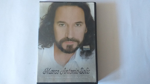 Dvd Marco Antonio Solis/   La Historia Continua, En Videos