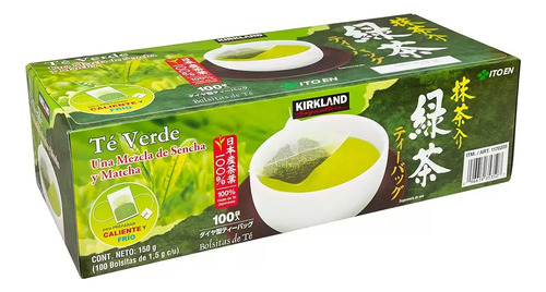 Te Verde Japones 100 Sobres Kirkland