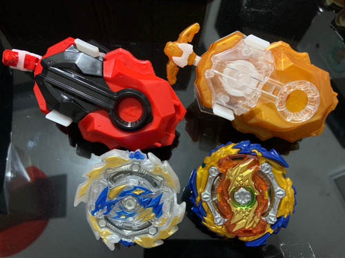 Beyblade Burst Wizard Fafnir Y Ace Dragon Set De 5 Piezas Naranja (Usado)