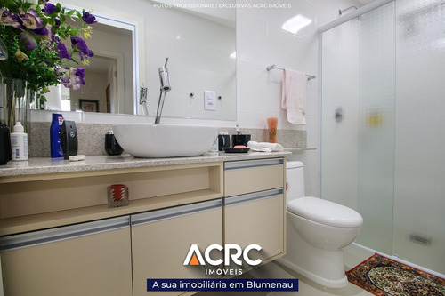 Imagem 14 de 21 de Acrc Imóveis - Apartamento Mobiliado Com Aquecimento A Gás E Piscina Para Venda No Bairro Itoupava Seca - Ap04502 - 69537552
