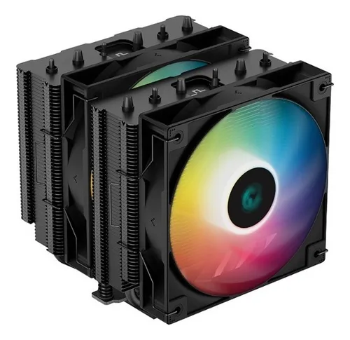 Cooler Gamer Deepcool Ag620 Argb Negro Compatible Intel Amd LED Fucsia