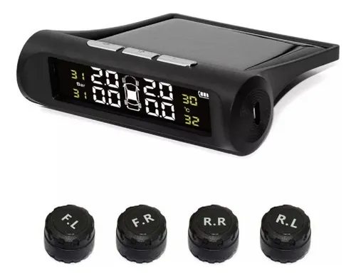comprar Sistema Monitoreo Presión Neumáticos Auto Solar Tpms