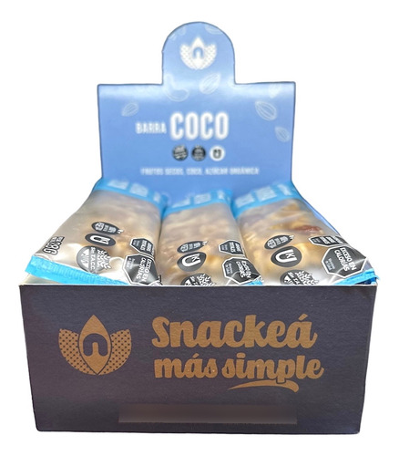 Barritas De Cereales Nutriveg Sabor Coco Sin Tacc X 12 Uni
