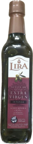 Aceite Oliva Lira Extra Virgen Intenso Pet 500ml Pack X12