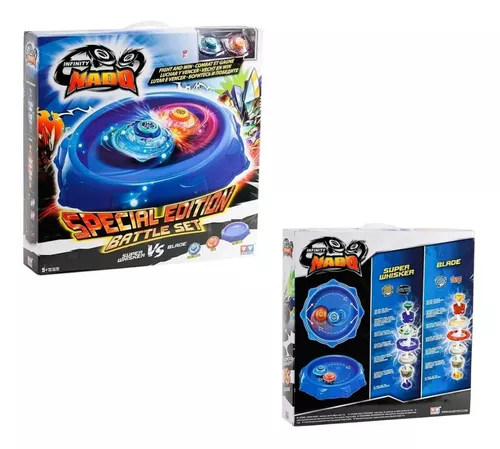 Beyblade C/ Lançador Peão Batalha Infinity Nado Pião Rápido