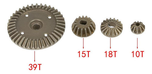 Robusto Conjunto De Engranajes Diferenciales 1:10 Para Las V