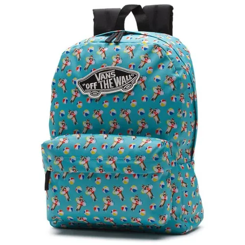 Mochila Vans Realm Aqua Gatos Trendy Meses sin intereses