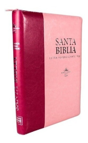 Biblia Reina Valera 1960 Super Gigante 19 Puntos Pjr Rosa