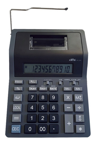 Calculadora Cifra Pr-1200 Fuente Rodillo Convierte Moneda