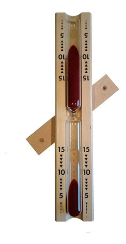 Temporizador Ampulheta Alemã Para Sauna Em Madeira Tratada