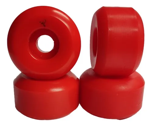 comprar Roda Skate 53mm 100a Vermelha Conica Importada