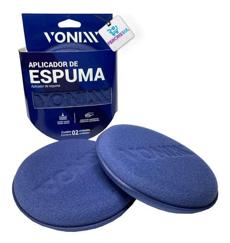 Aplicador De Espuma Vonixx Para Limpeza Automotiva 2pç