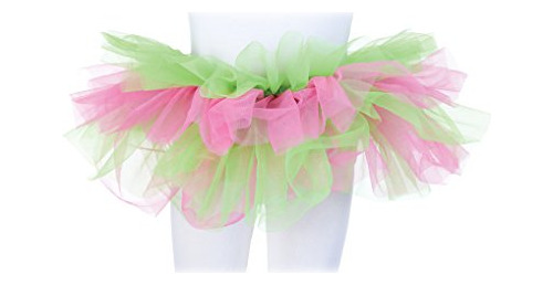 Tutu Disfraz Accesorio Niño Green Pink