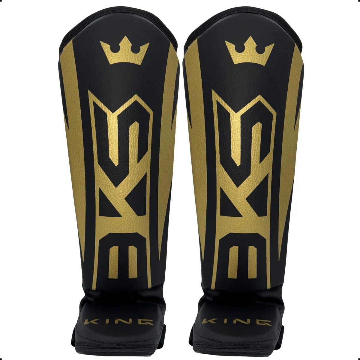 Caneleira Kox Muay Thai Mma Kickboxing Profissional Cor Dourado Tamanho unico