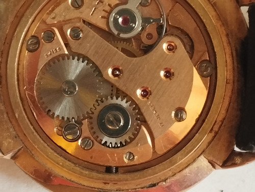 Reloj A Cuerda Mecánico Vintage Renis Enchapado Oro (Usado)