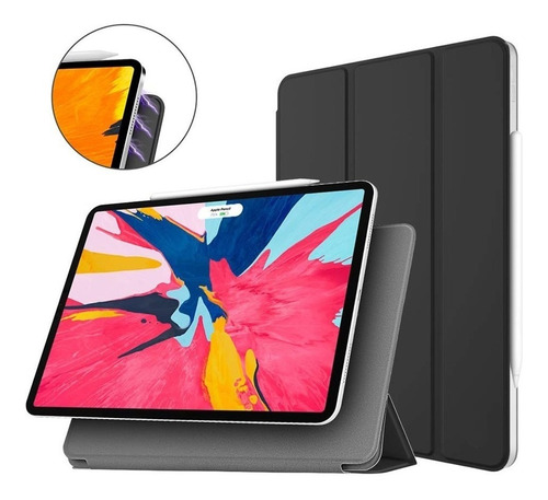 Smart Folio Case Para iPad Pro 11 11.0 2018 Siliconado
