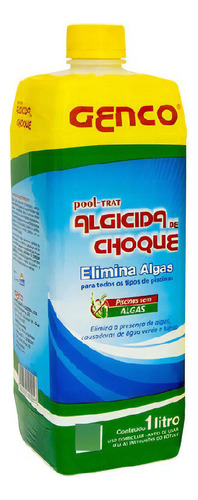 Algicida Choque Previne Algas Para Tratamento Piscina Pool