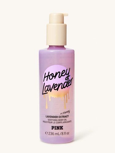Aceite corporal Victoria's Secret con miel rosa y lavanda 236 ml