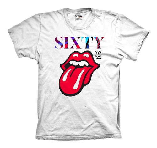 Remera Rolling Stones Tour Sixty 62`22` Retro Vintage Mod3