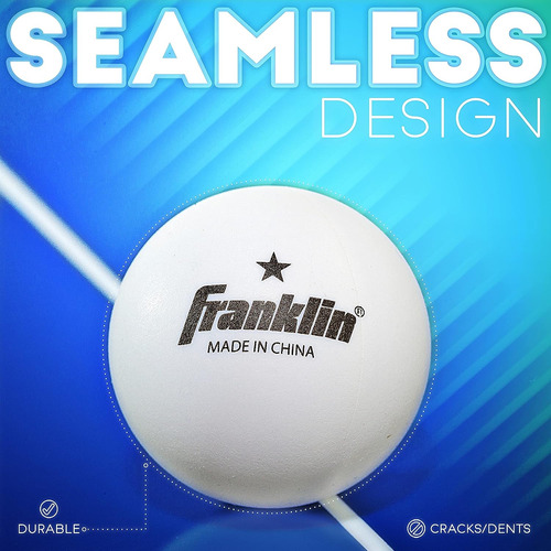Franklin Sports Pelotas De Ping Pong - Tamaño Oficial + P...