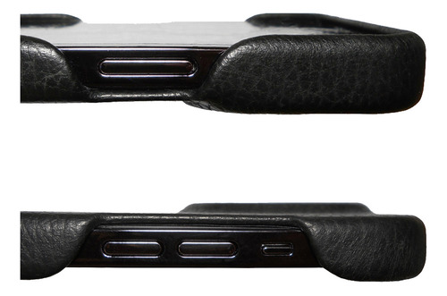 Funda Cell-port H Cuero Para Iphone 12 Pro Max Negro