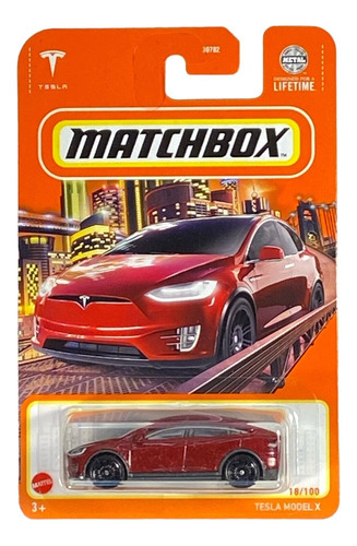 Matchbox Carro Tesla Model X Original Mattel + Obsequio 