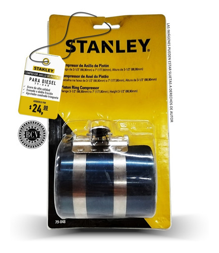 Compresor Anillos De Pistón Diesel 3-1/2 X 7 Stanley 79-048