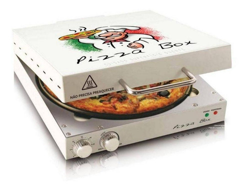 Forno De Pizza Elétrica Portátil Maleta Para Foodtruck 220v
