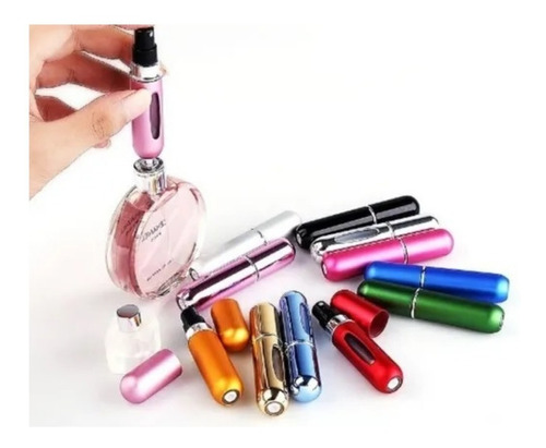 Mini Frasco Porta Perfume Atomizador Decant Recarregável 5ml