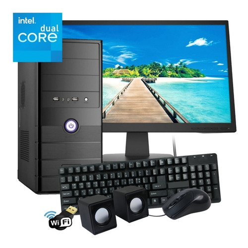 Computadora Wifi Home Oficce 8gb Monitor 19 Windows 10 (Reacondicionado)