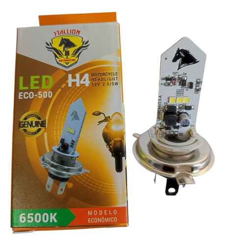 Lâmpada Farol 12v H4 Led Super Branca Titan150 Mix 2009 2010