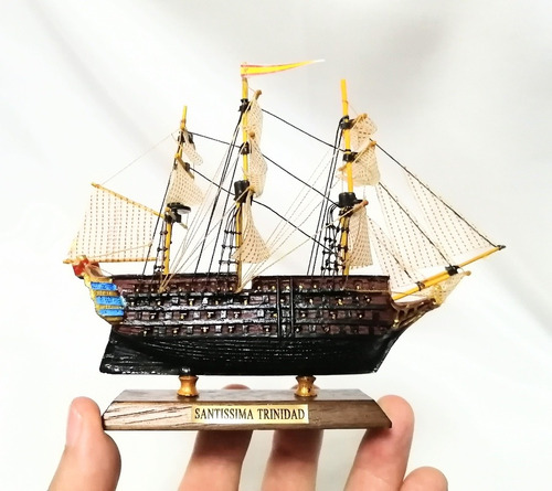 Miniatura Diecast, Navio Santísima Trinidad, Armada Española