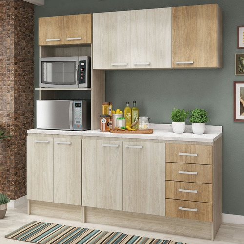 Imagen 3 de 6 de Mueble Alacena Para Horno Microondas Linea Tokio Mulata®