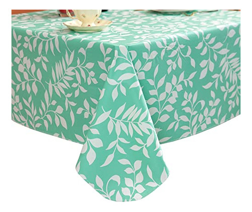 Vinyl Tablecloth Con Flannel A Prueba De Agua De Pvc Znb9x