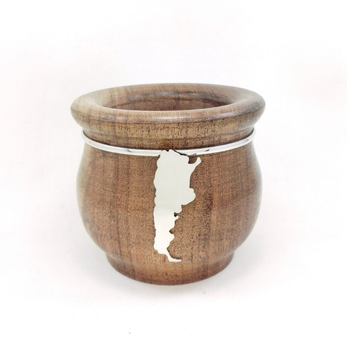 Mate Algarrobo Y Alpaca Modelo Mapa Argentina