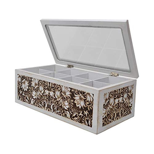 Caja De Té De Madera Decorativa Para Decoración Del Hogar, 1