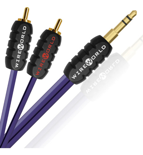 Cable 3.5mm A 2 Rca | 1.5 Metros | Wireworld Pulse Mini Jack