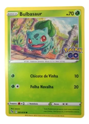 Cartas Pokémon GO avulsas Originais em Português - Desconto no Preço