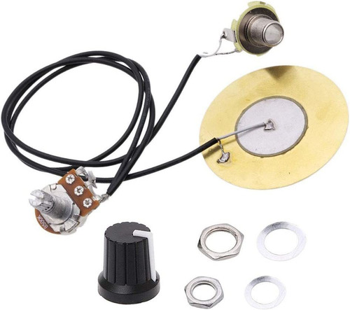 Onown Pickup Wiring Kit Pickup Piezo 50mm Sensitive Transduc
