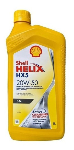 Aceite Shell 20w50 Mineral Sn