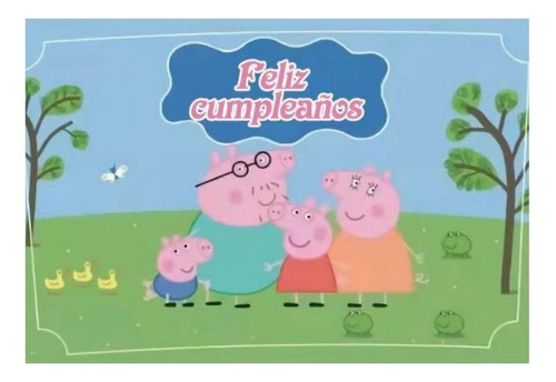 Pendón Decorativo Peppa Pig